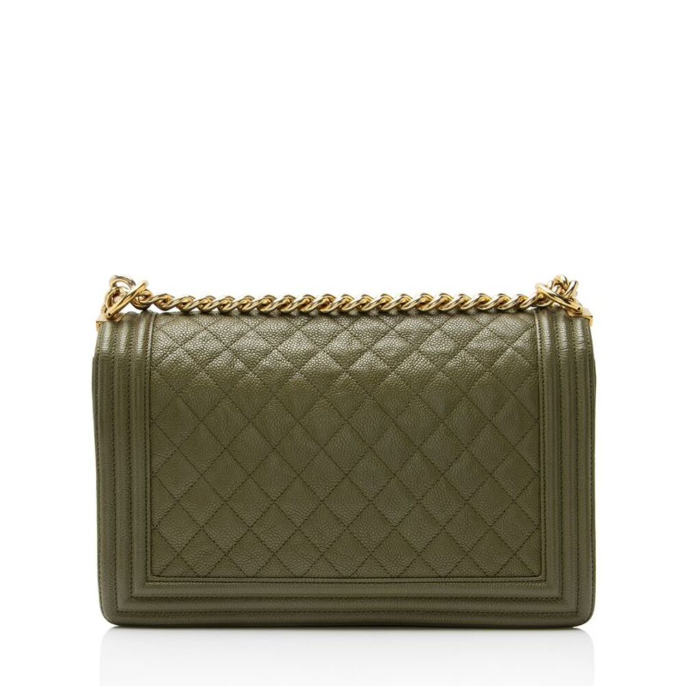 Chanel Caviar Leather New Medium Boy Bag - Picture 3 of 16
